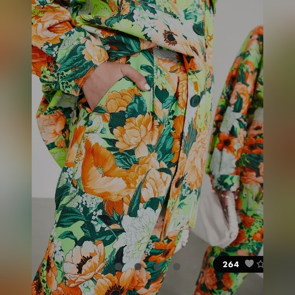 ASOS EDITION tapered floral pants - Picture 4 of 10